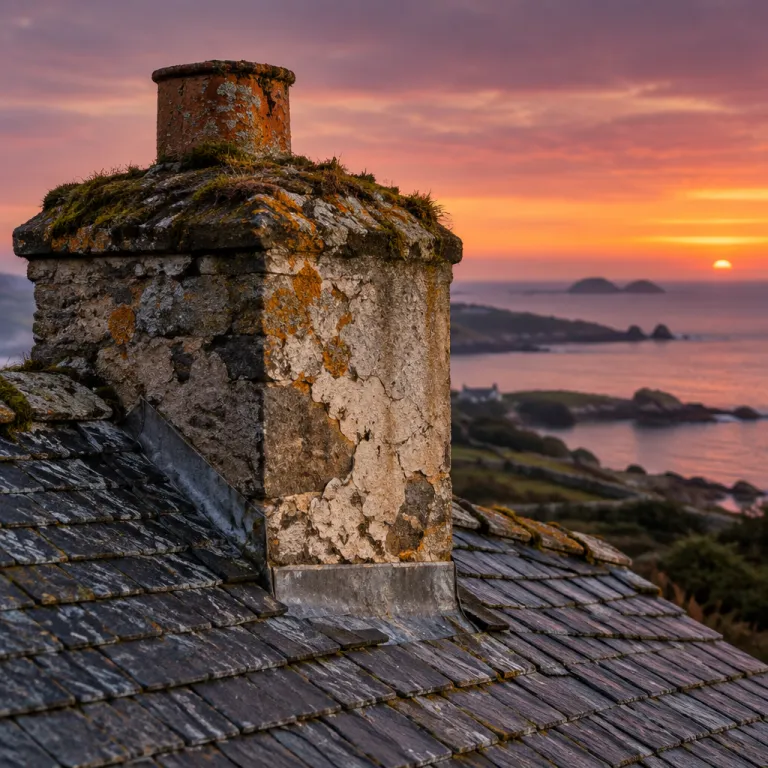 Souche de cheminée en Bretagne : le point haut qui prend le vent et lâche en premier