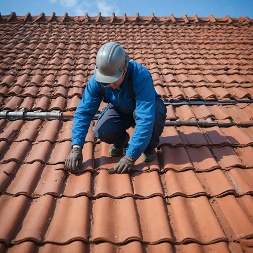 Comment réparer une tuile cassée sur votre toit en toute sécurité